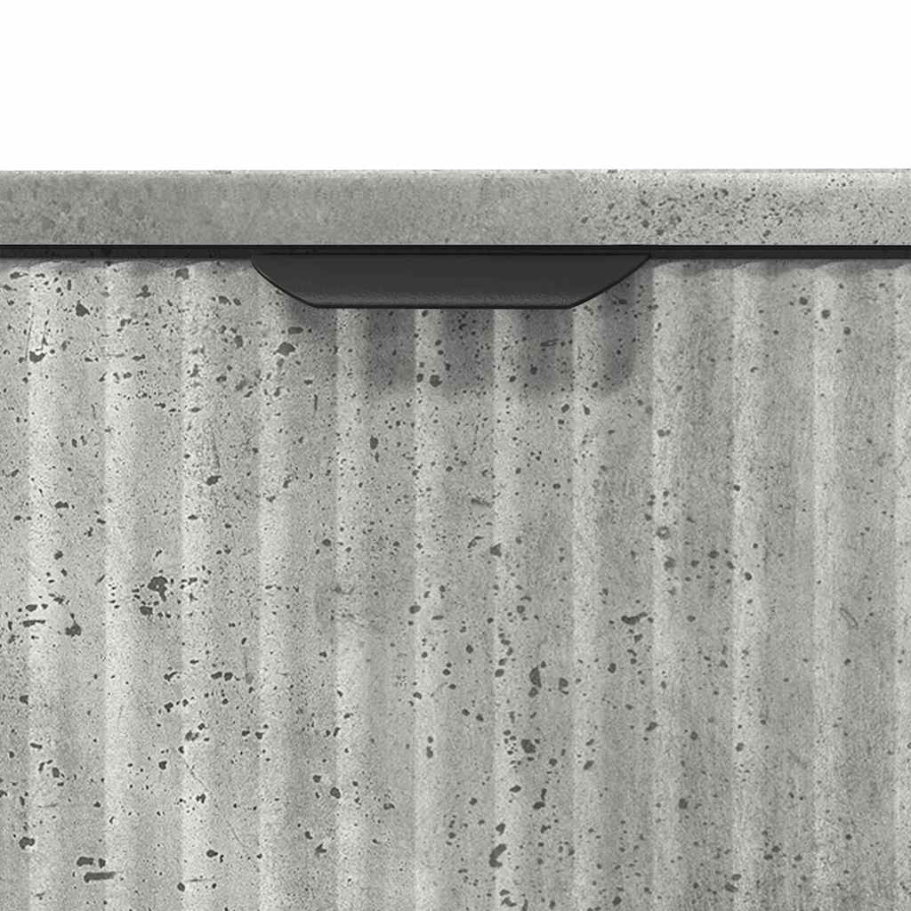 Baderomsvaskeskap Betonggrå 60,5 x 33,5 x 61 cm Konstruert tre