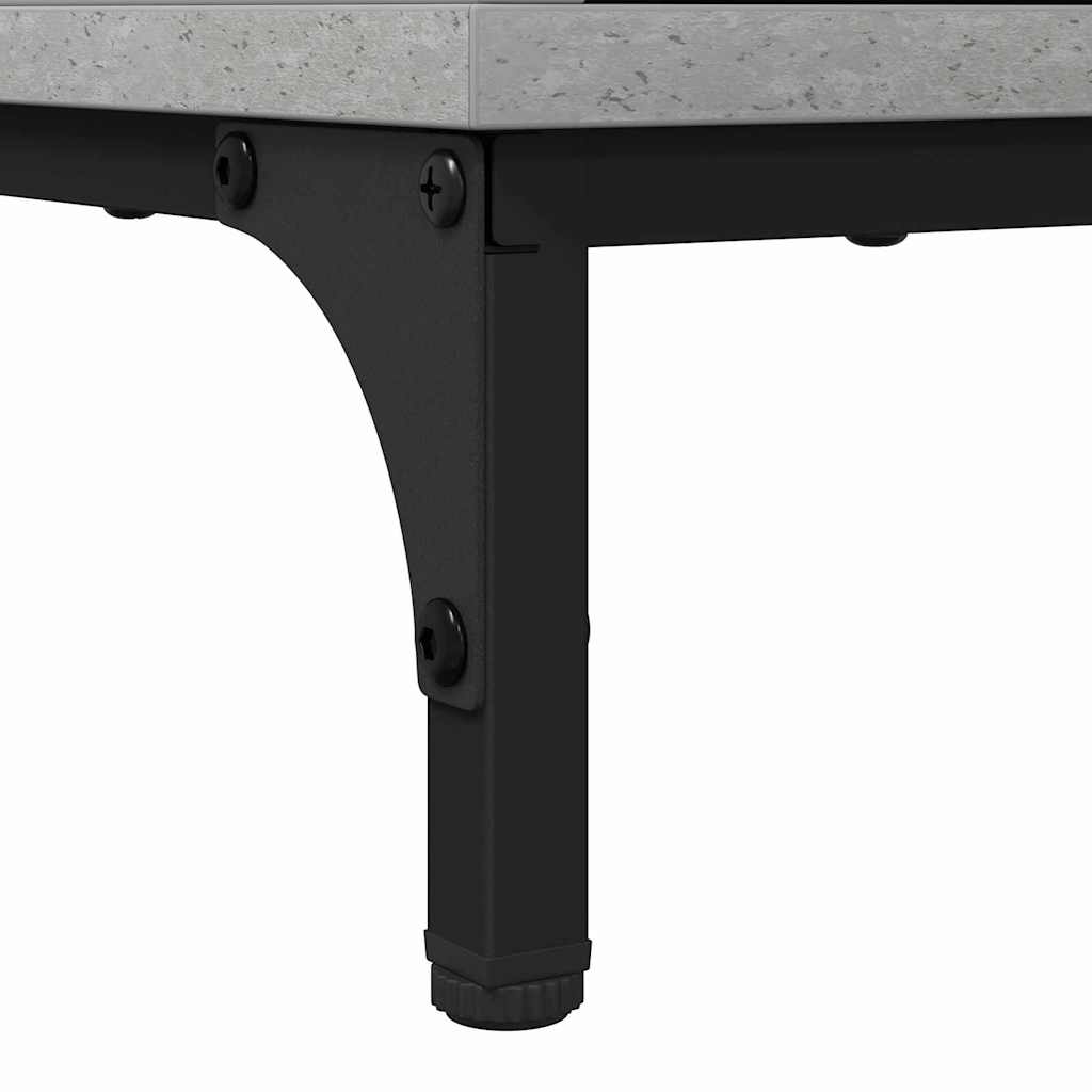 Baderomsvaskeskap Betonggrå 60,5 x 33,5 x 61 cm Konstruert tre