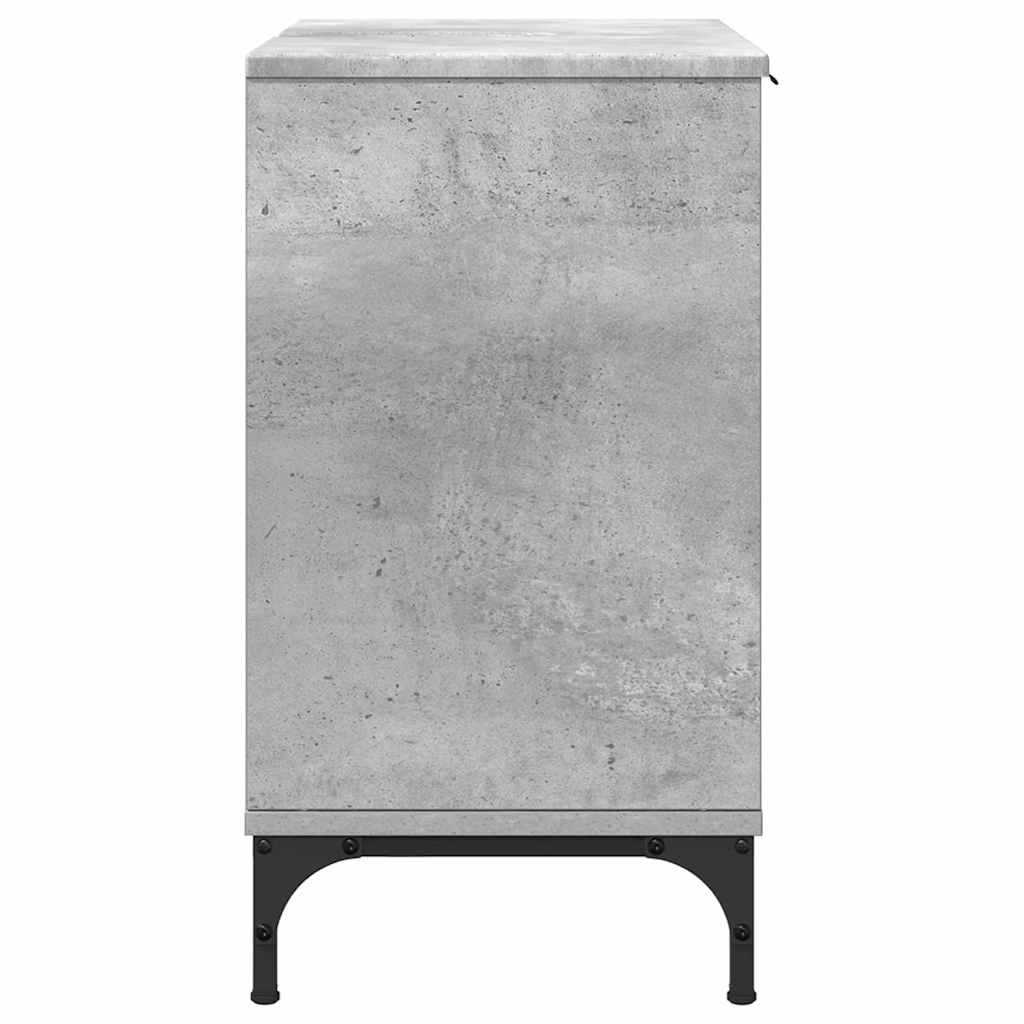 Baderomsvaskeskap Betonggrå 60,5 x 33,5 x 61 cm Konstruert tre