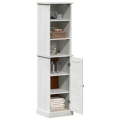 Baderomsinnredningssett 2 pcs Brun og hvit 37 x 34 x 150 cm