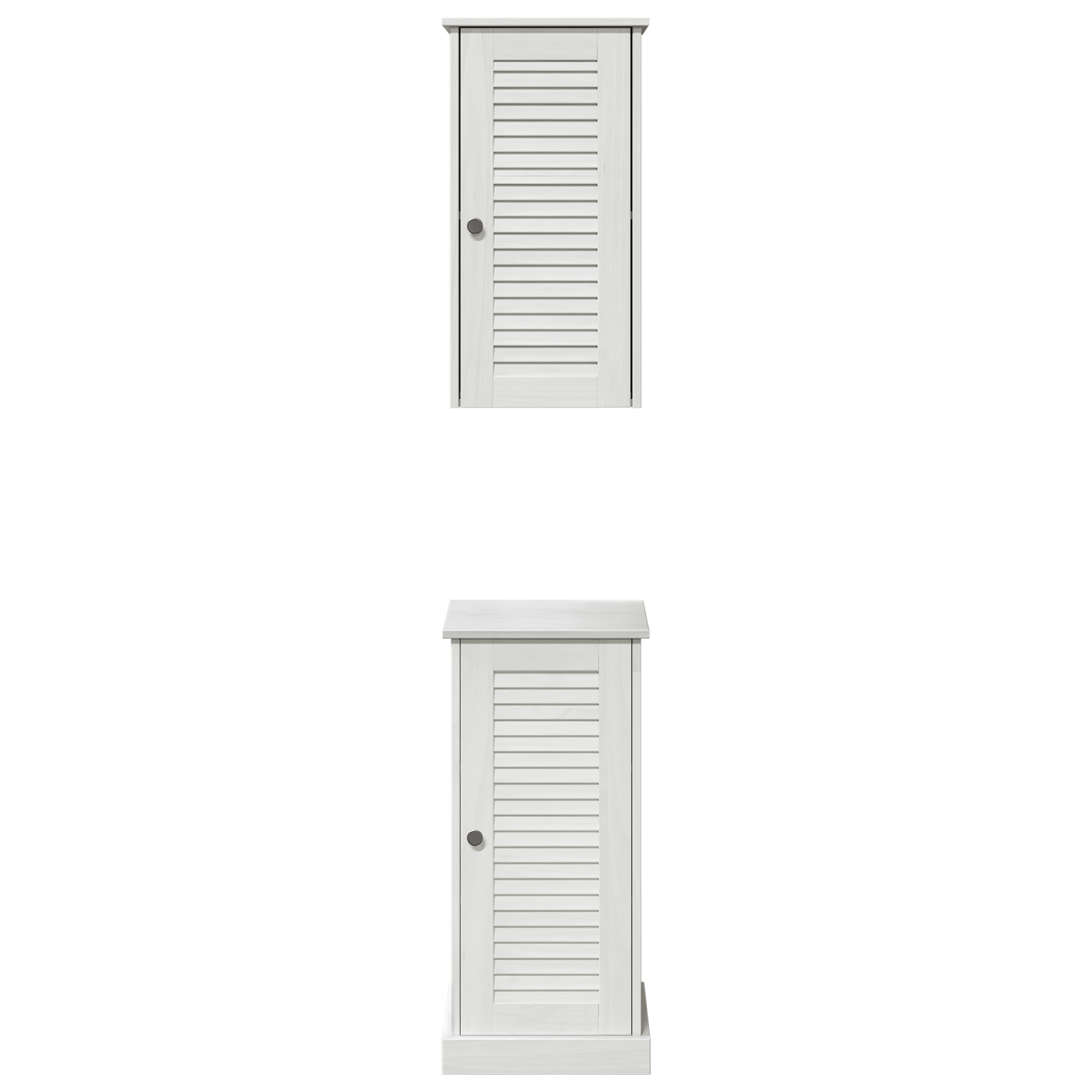 Baderomsinnredningssett 2 pcs antikk hvit 37 x 34 x 80 cm