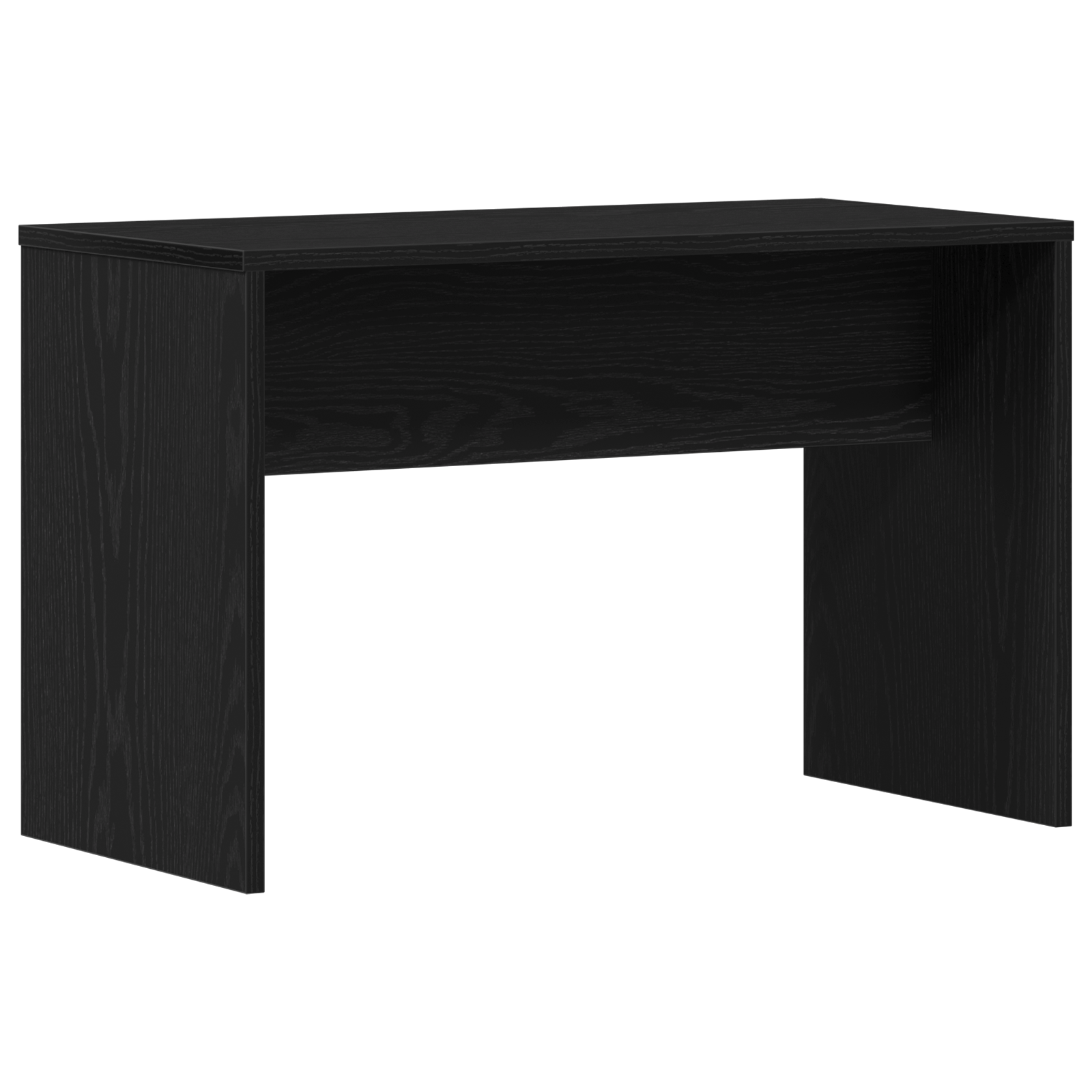 sminkebord sett svart eik konstruert tre, vidaXL svart eik sminkebord med speil - 86,5 x 35 x 136 cm, vidaXL sminkekrakk svart eik 70x35x45 cm konstruert tre