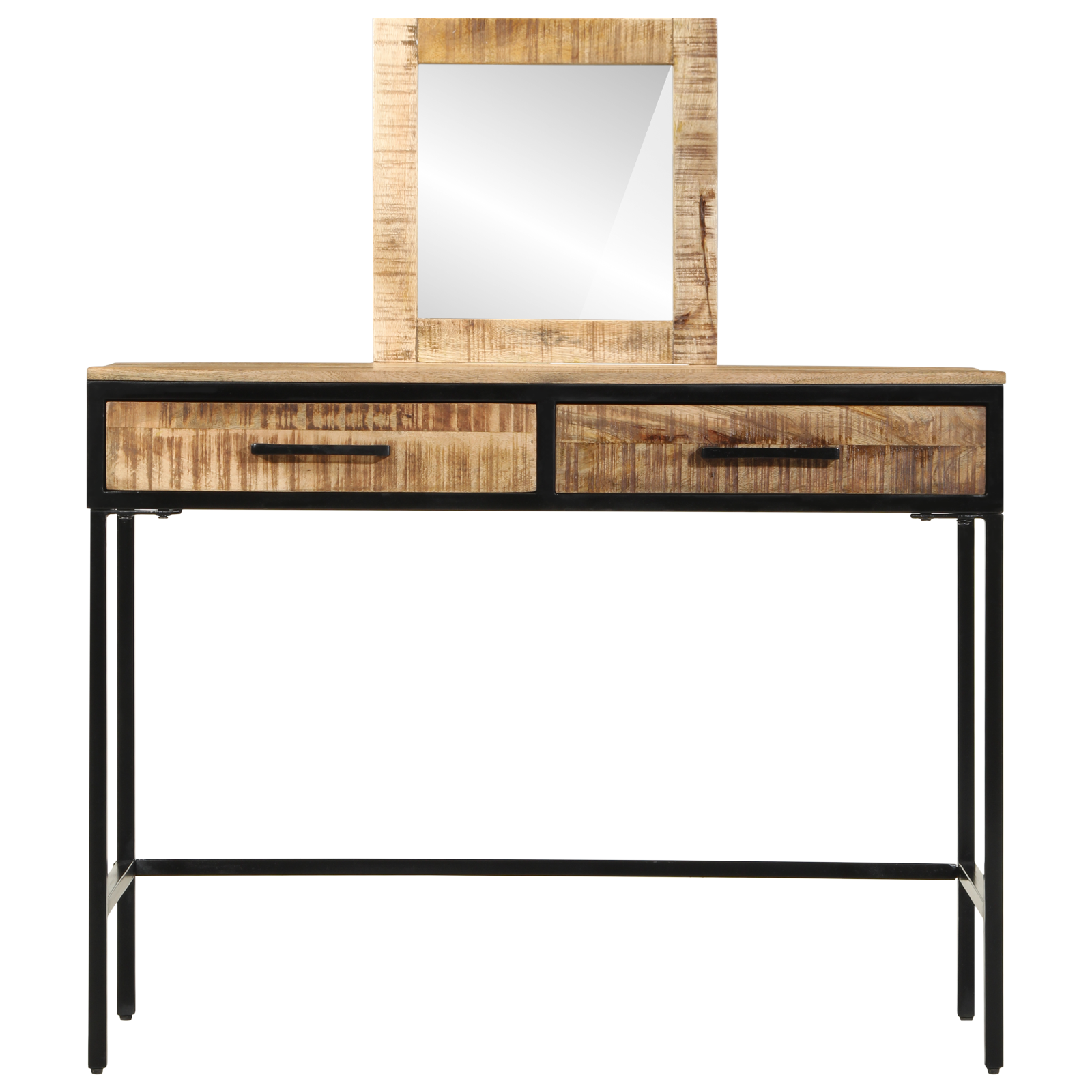 Sminkebord 100x40x75/120 cm Solid Tre Grov Mango
