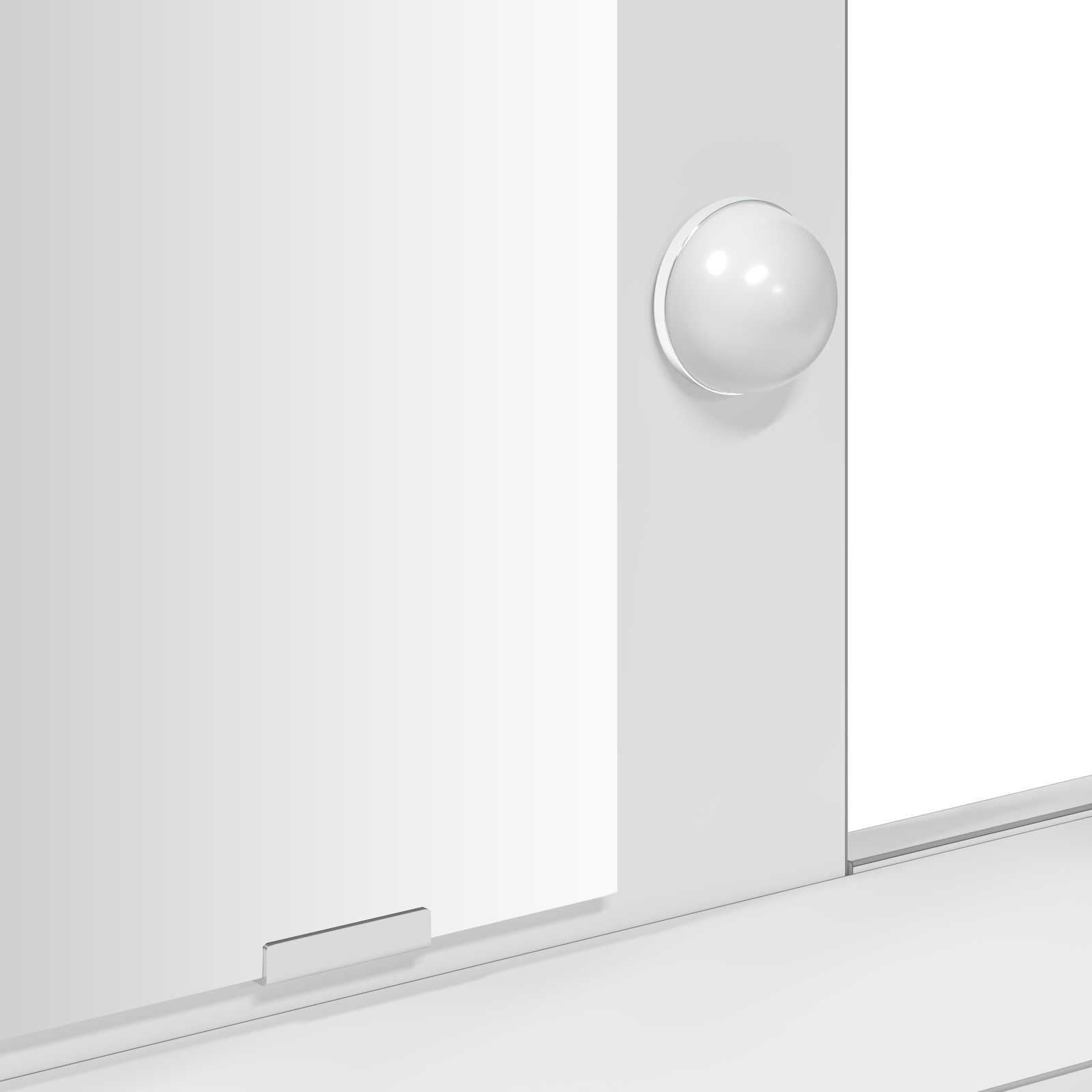 Sminkebord med LED-lamper Hvit 100x41x140 cm